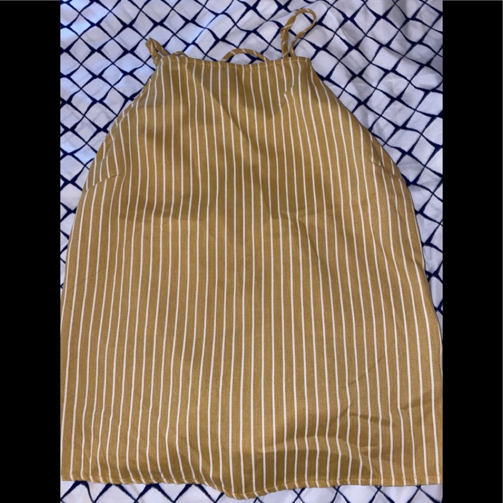 Francescas yellow tank top, size xs